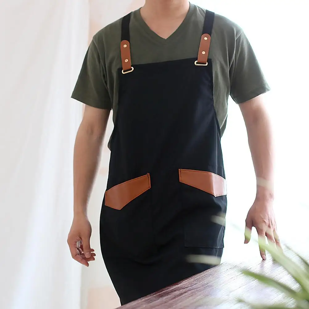 Art Aprons For Painting Pottery Ceramics Restaurant Barista Stylist Baking Suspenders Work Apron