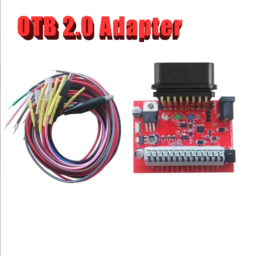 New OTB 2.0 Adapter (OBD on Bench Adapter) Three-way BO-OT Upgrade to OTB Mode for Foxprog KT200 KT200II ECU Programmer Tool