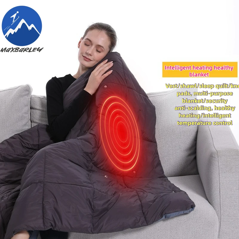 Multi-functional Heated Vest Women Men Winter Electric Heating Blanket Heating Jacket USB Intelligent Temperature Control Vest
