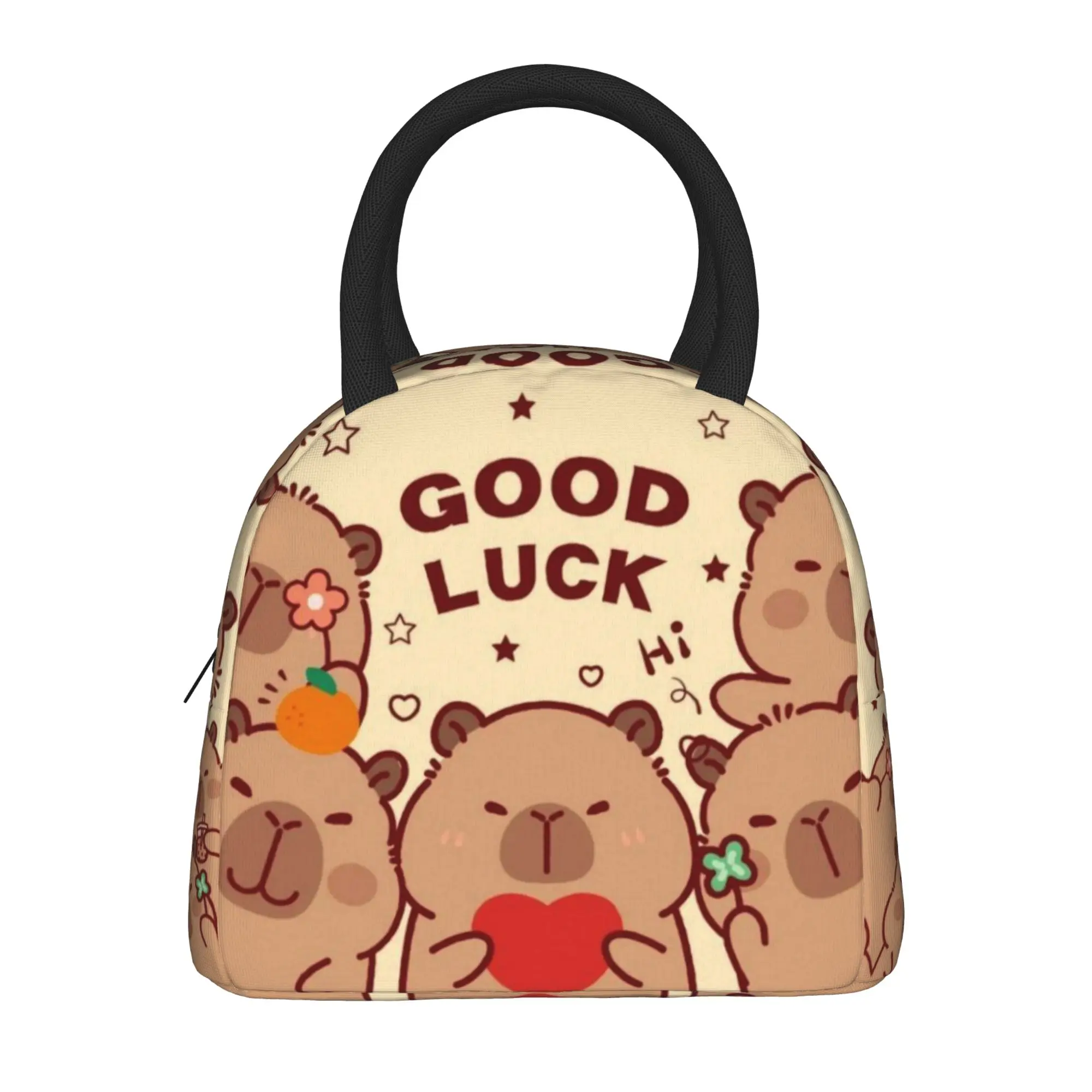 Lunch Boxes Capybara Merch  Lunch Food Box Fashion Thermal Cooler Lunch Box For School
