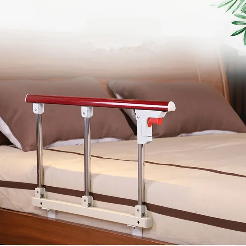 Old Medical Senior Bed Rails Bedside Armrest Get Up Assist Device Bed Railing Foldable Bed Fence Kryjte Se Three-speed Guardrail