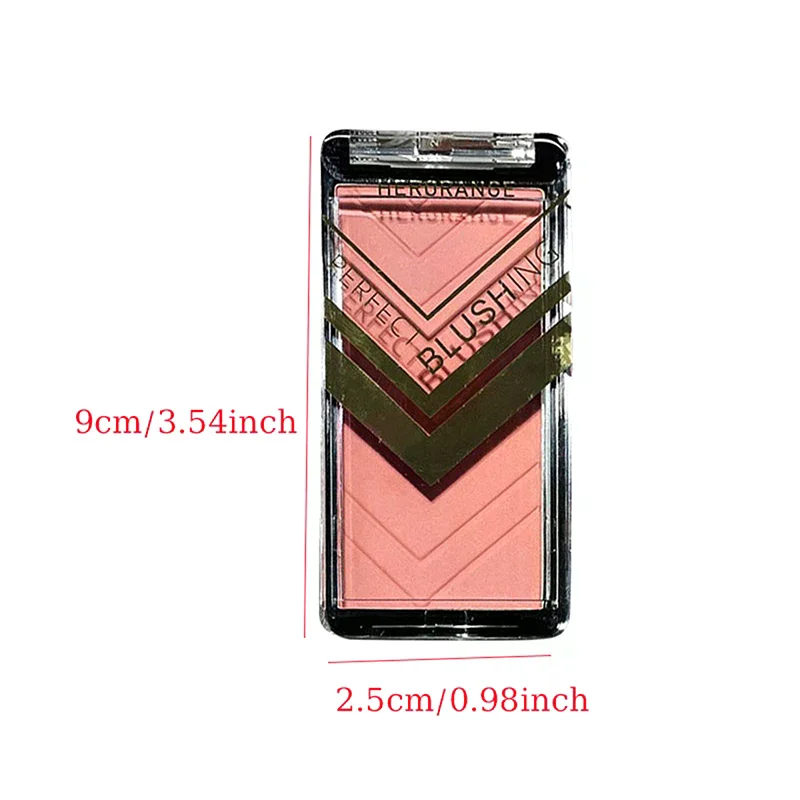 Menina blush pêssego maquiagem blush paleta bochecha nude marrom contorno blush cosméticos coreano natural rouge bochecha matiz blush 6 cores