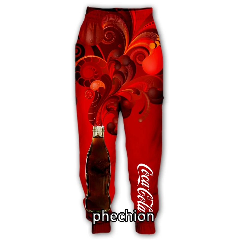 phechion New Men/Women Coke 3D Printed Casual Pants Fashion Streetwear Men Loose Sporting Long Trousers K146