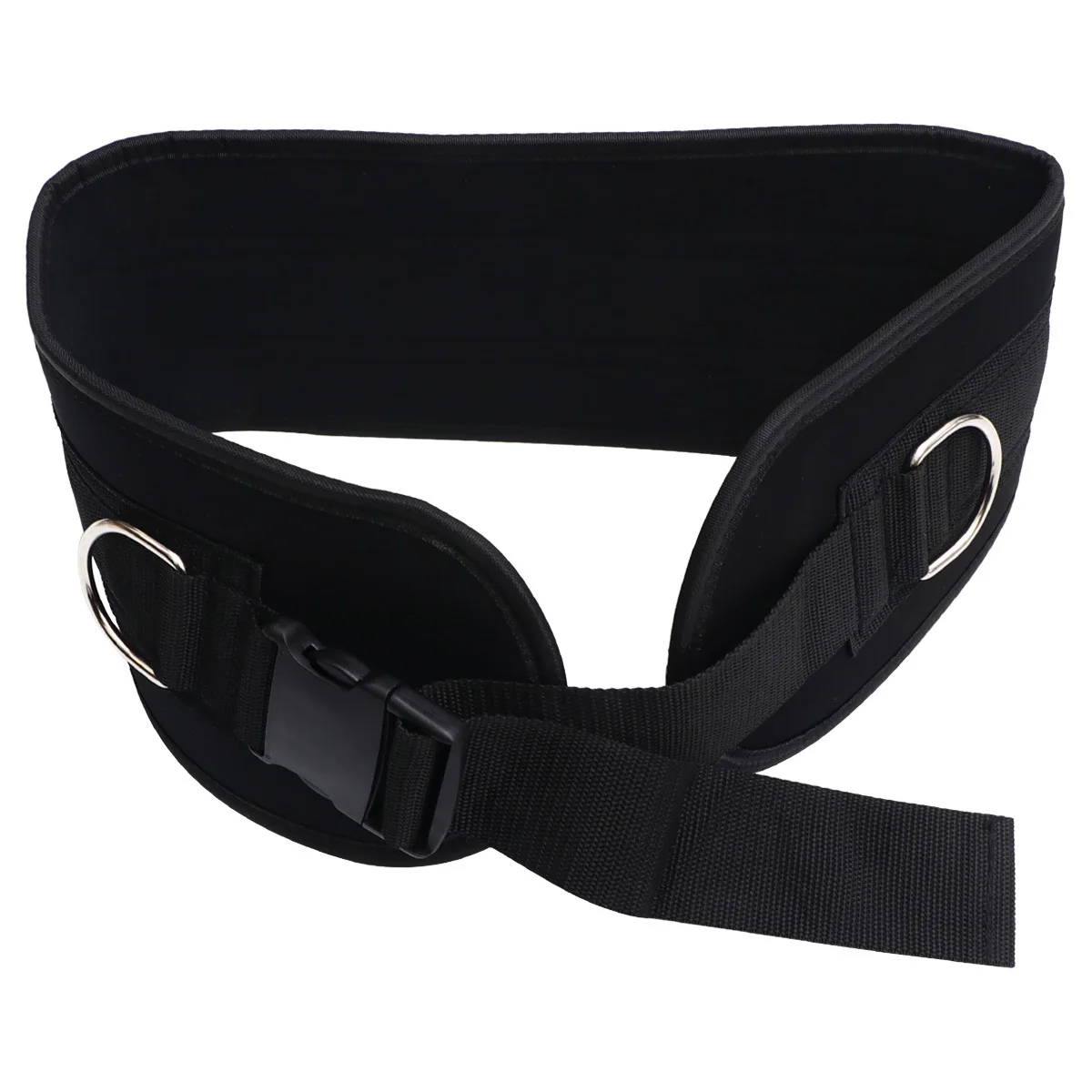 Cinturón de cintura para correr, soporte Lumbar ajustable, doble anillo en D grueso, alivio del dolor de espalda, entrenamiento de fuerza, Fitness, 1 Uds.