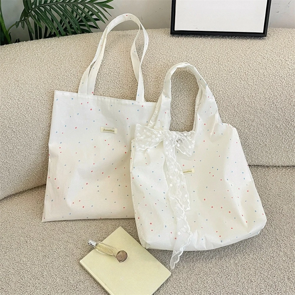 

New Fashion Women Shoulder Bag Ladies Tote Bag Large Capacity Canvas Shopping Bags Simple Student Handbag