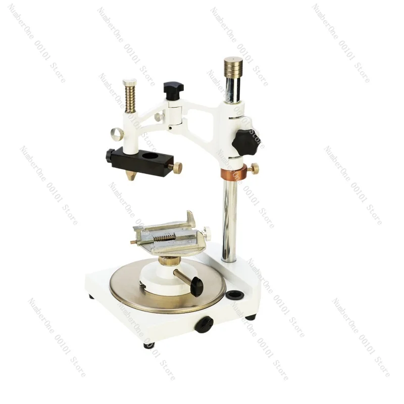 JT-09 Dental Lab Surveyor Visualizer with 7 Tips, Dental Equipment Parallelometer Square Base Parallel Observation