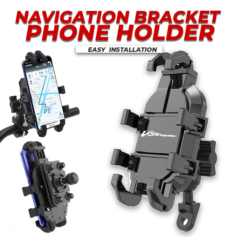 

Motorcycle Phone Holder Riding Navigation Bracket Shockproof For V-Strom V Strom DL650 DL 650 XT VStrom Accessories