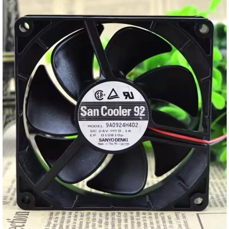 

New Cooler Fan for SANYO 9CM9025 24V 0.1A Double Ball Bearing Cooling Fan 9A0924H402 90 *90 *25mm