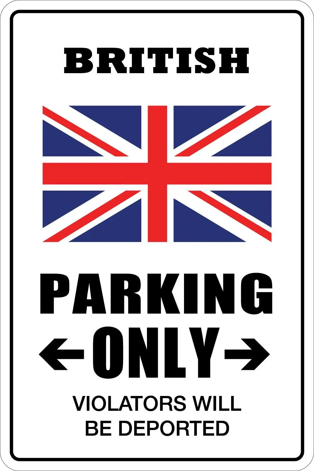 НаклейкаПират, британская парковка, только металл, новинка, знак, алюминий NS 020-алюминий