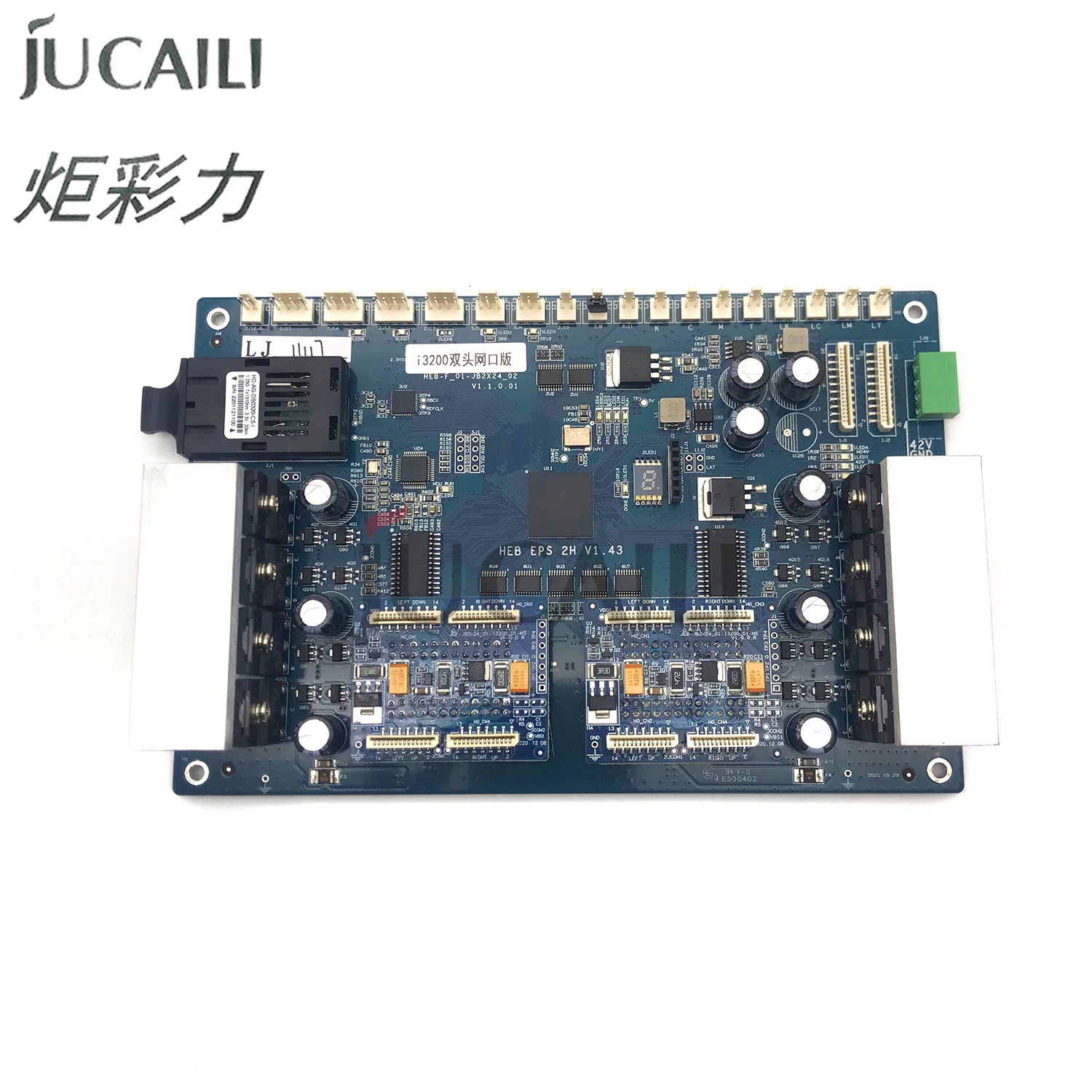 Imagem -05 - Jucaili-duplo Cabeça Mangueira Board Kit Adequado para Epson Dx5 Xp600 4720 I3200 I1600 para Eco Solvente Impressora uv Versão Rede