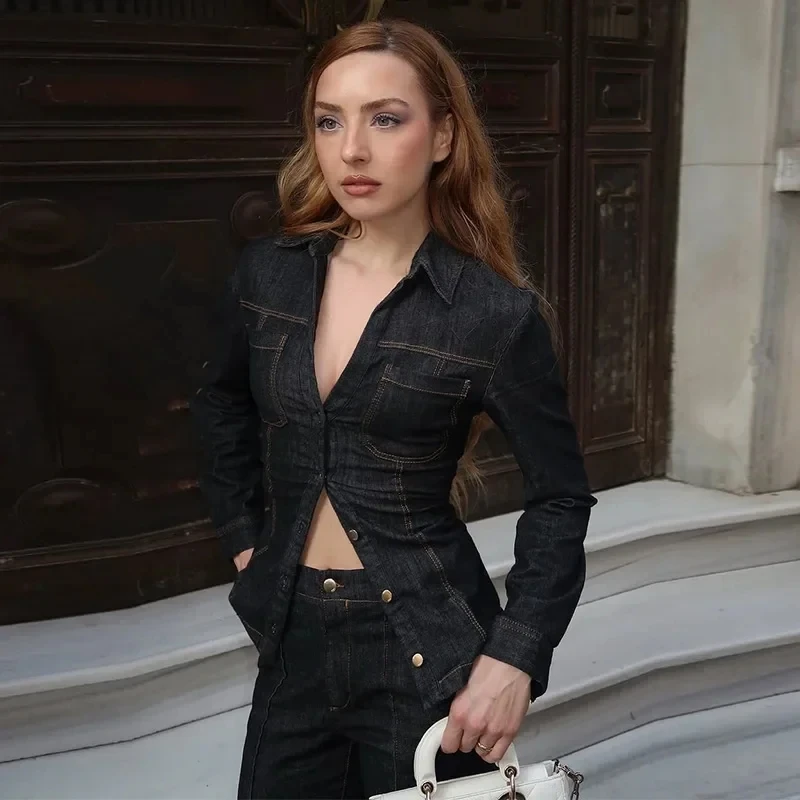 Thumbnail 2 - #10 Latest Denim Button Shirts Price Drops