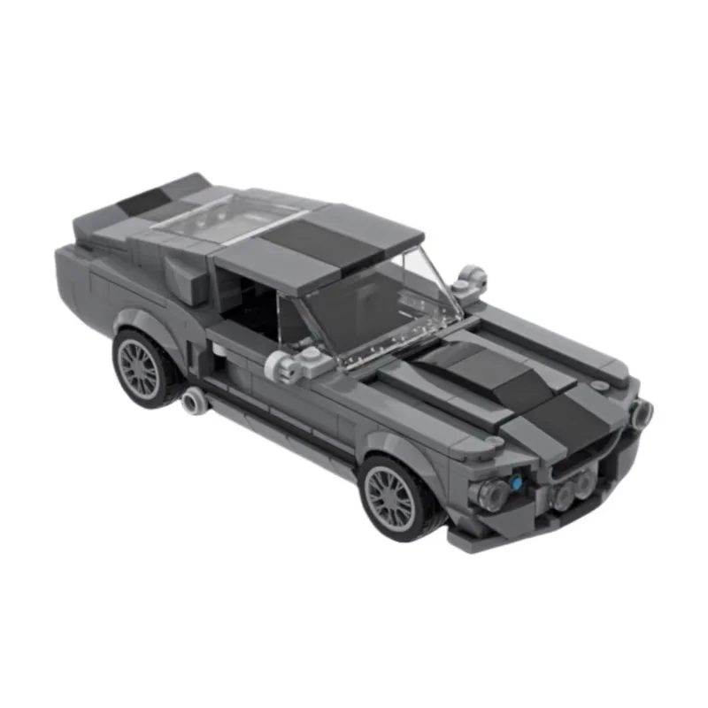 

MOC car model - Small particles assembly toy building blocks (382 pieces) - Suitable for all enthusiasts. Creative desktop decor