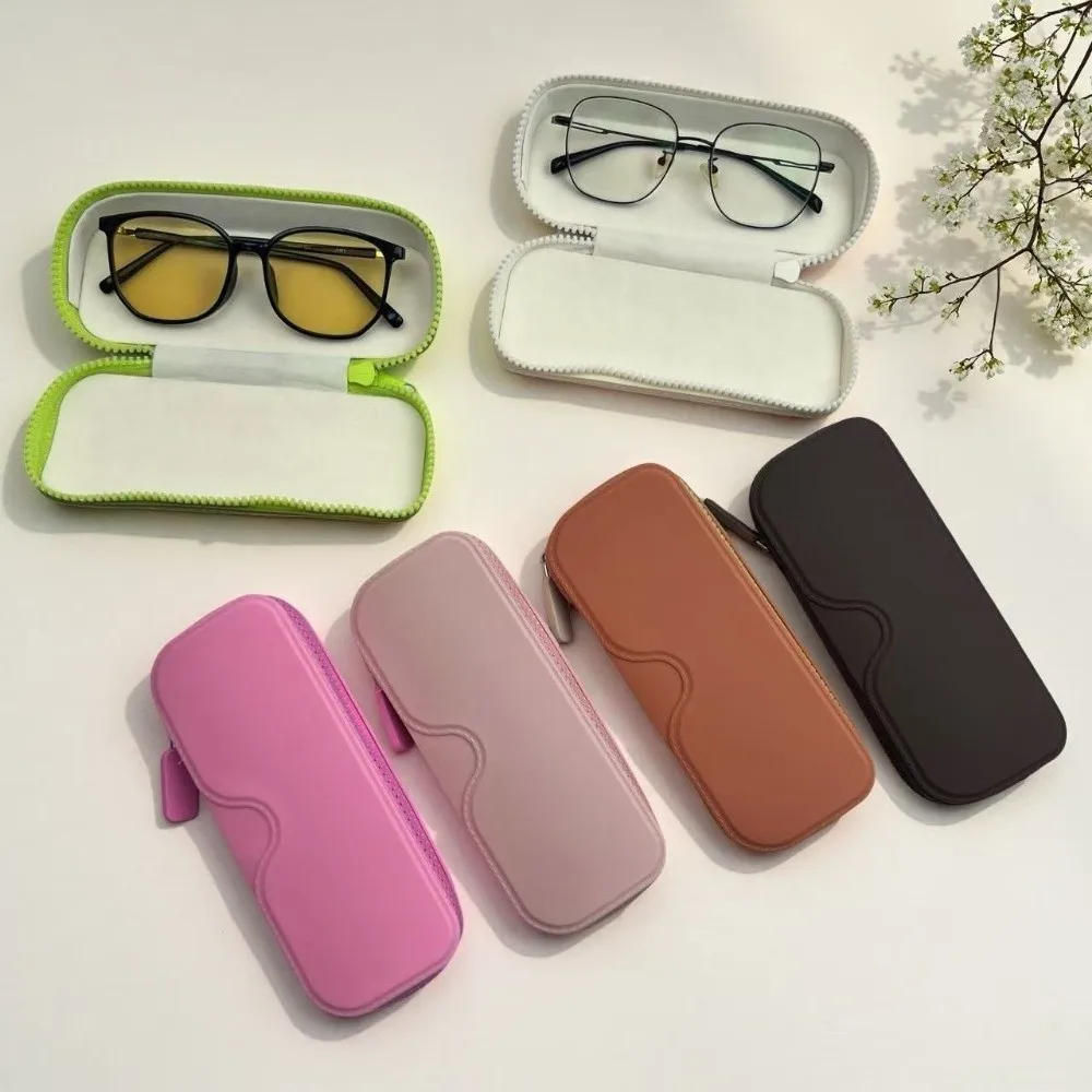 

Водонепроницаемая силиконовая сумка для хранения очков, большой вместительный чехол для очков с защитой от падения, пылезащитный легкий чехол для солнцезащитных очков для женщин