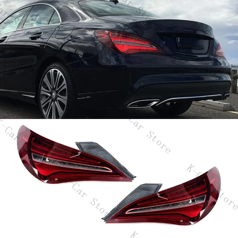 

Для Mercedes Benz W117 CLA Class CLA180 220 260 2016-2019 Автомобильный светодиодный задний фонарь, сигнальная лампа заднего хода, аксессуары для тормозных указателей поворота