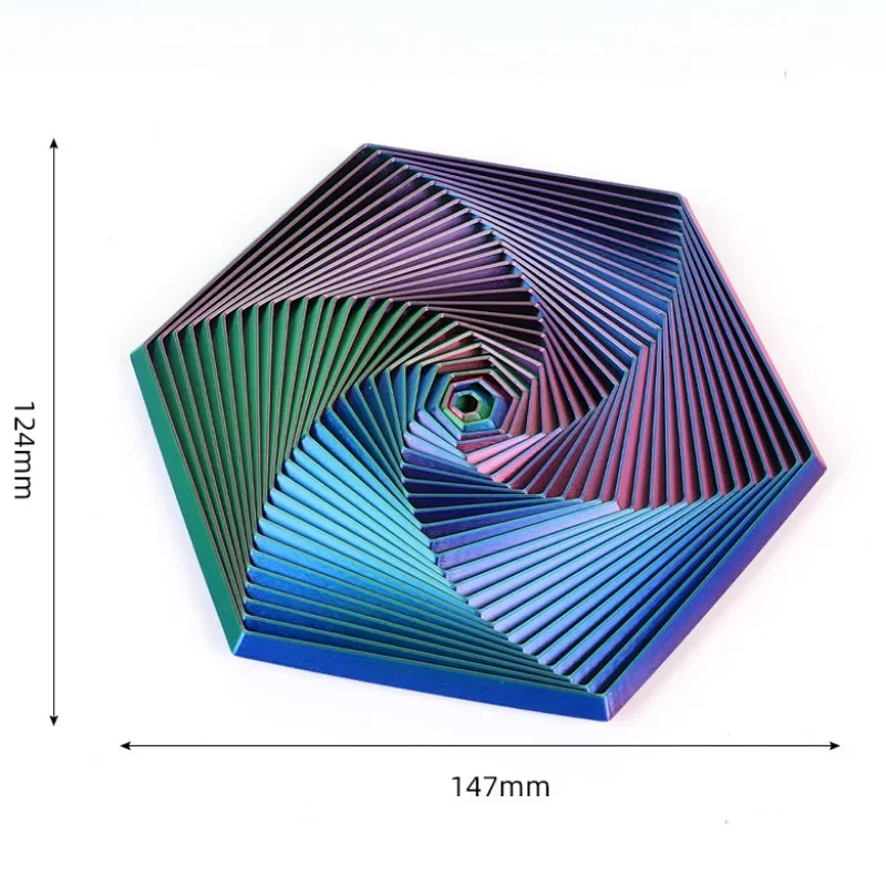 Fractal Fidget Hexagon 3D Printed Relieve Stress Reducing Toys Highpass Antistresse Fidget Decompression Creative For Children