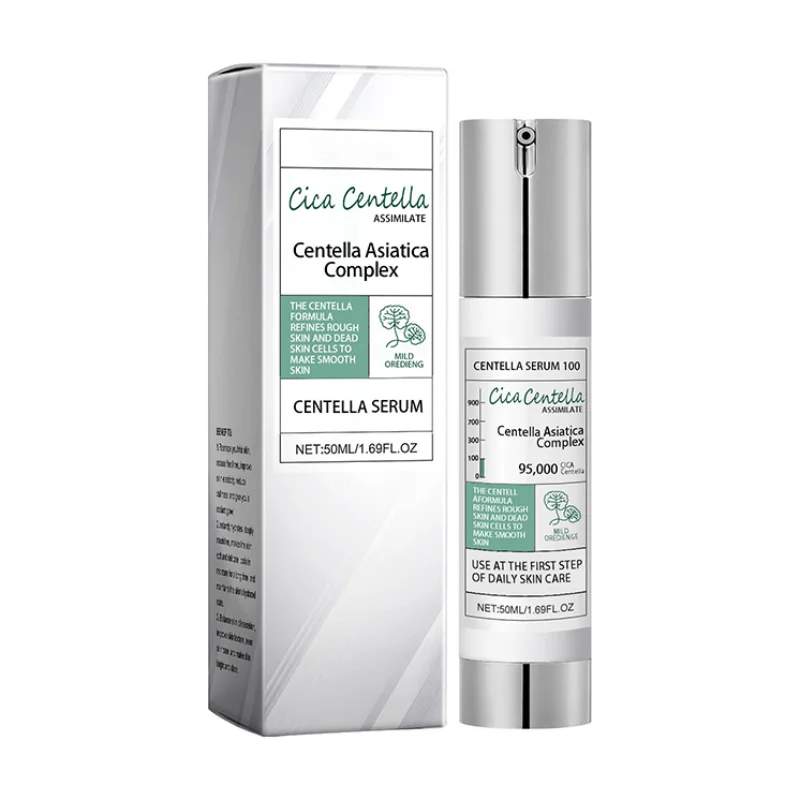 Centella Asiatica Face Serum 50ml Natural Plant Extract Hydrating Brightening Skin Relieve Redness Dryness Daily Basic Skincare