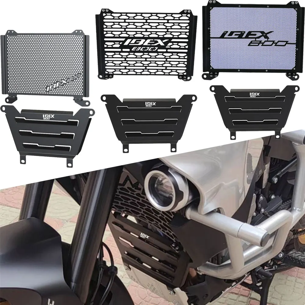 

For CFMOTO IBEX 800 800S 800T Ibex800 2021 2022 2023 2024 2025 Motorcycle Radiator Grill Guard Protector Engine Skid Plate Cover