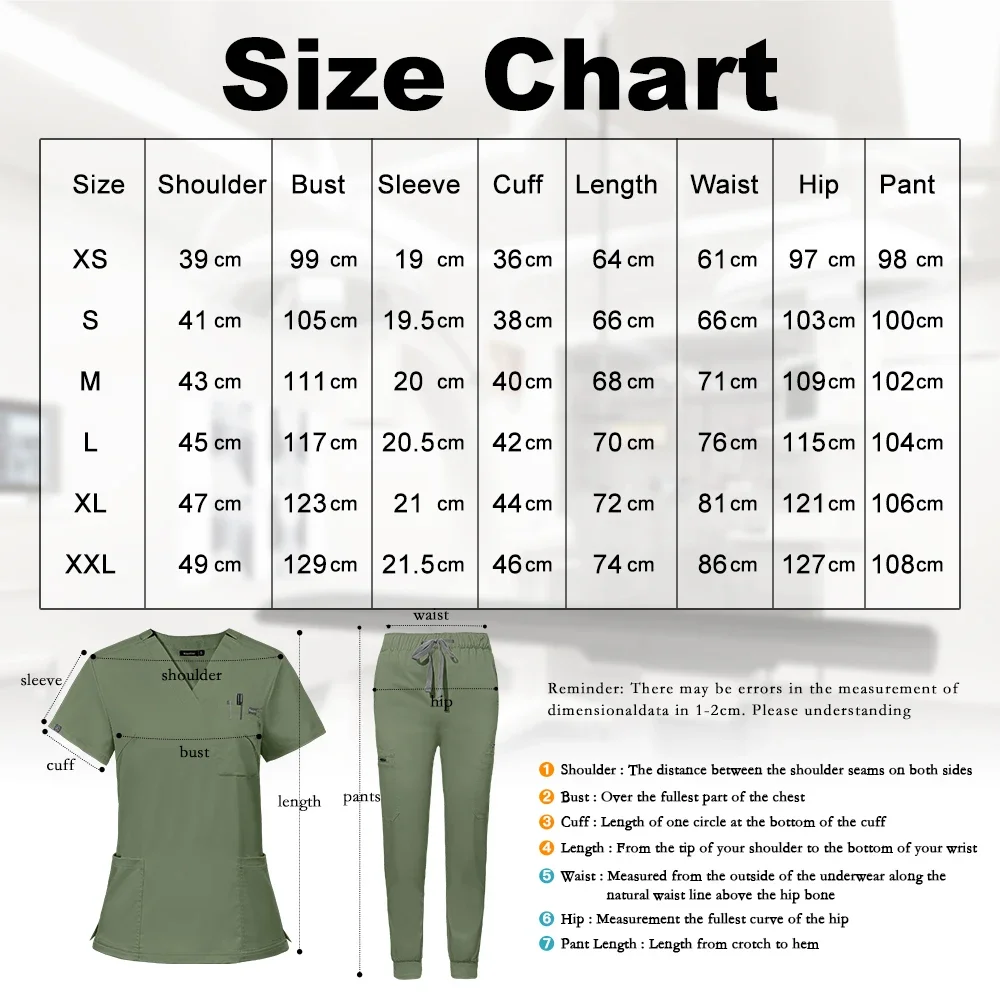 ชุดขัดชุดผู้หญิง Joggers อุปกรณ์การแพทย์ Healthcare เครื่องแบบผ่าตัด Lab Veterinary Clinic ชุดทํางาน Mens