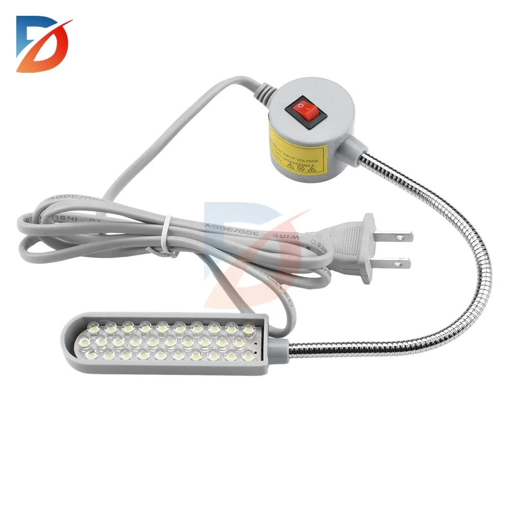 2W 30 Beads Industrial Lighting Led Sewing Machine Night Light Home Magnetic Flexible Adjustable Base Adsorption Work Light Eu