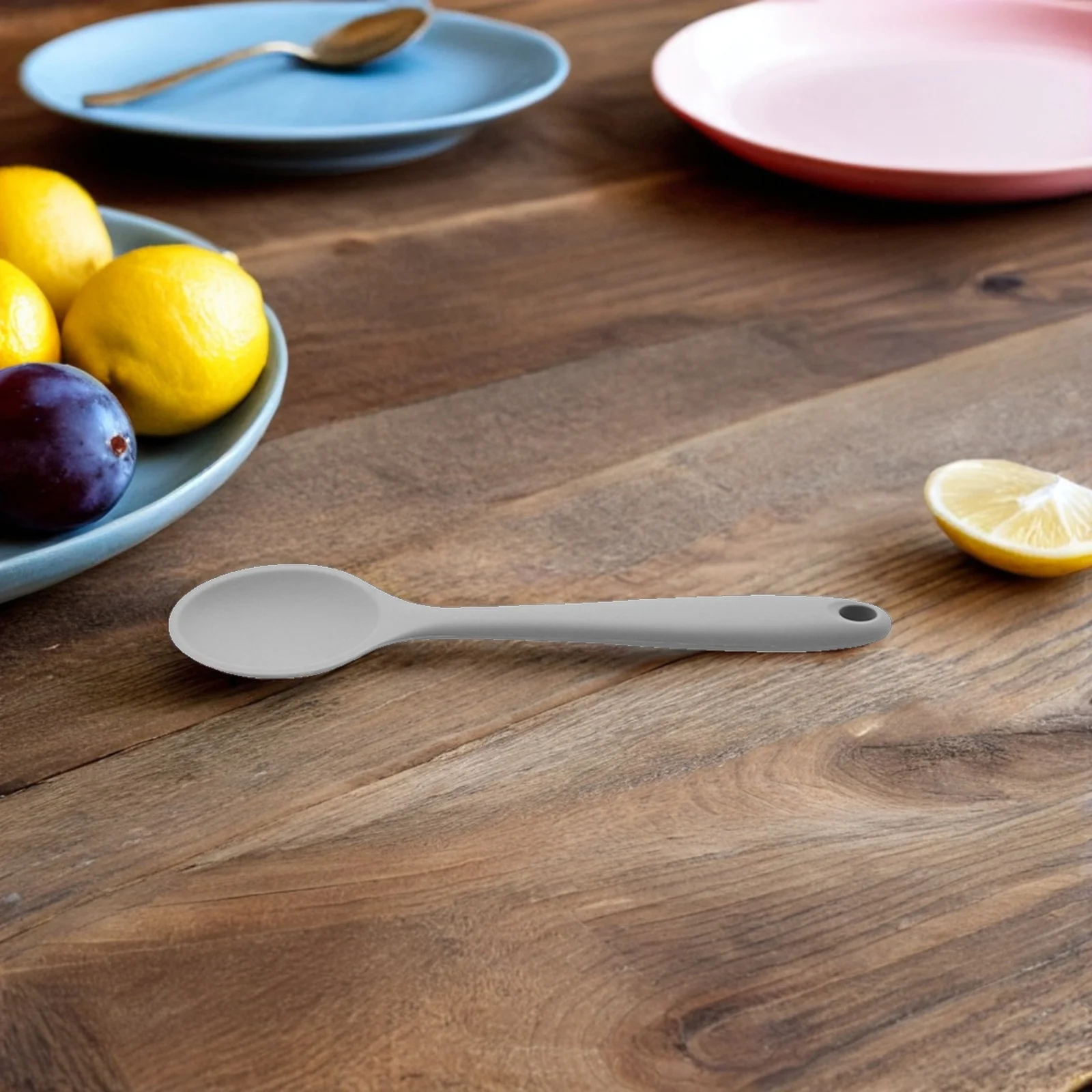 

4Pcs Premium Silicone Spoons Non-Stick Stain-Resistant Safe Comfortable Grip Kitchen Utensils Silicone Spoons Kitchen Utensils