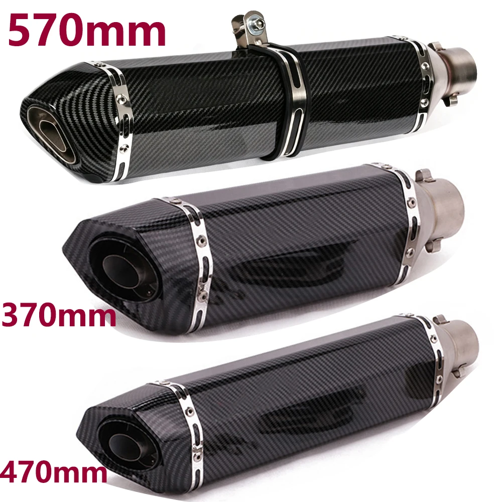 Hochwertiger Universeller 51mm Performance-Auspuff für Motorräder, Schalldämpfer zum Fabrikpreis, 310mm 370mm 470mm 570mm – Detail 1