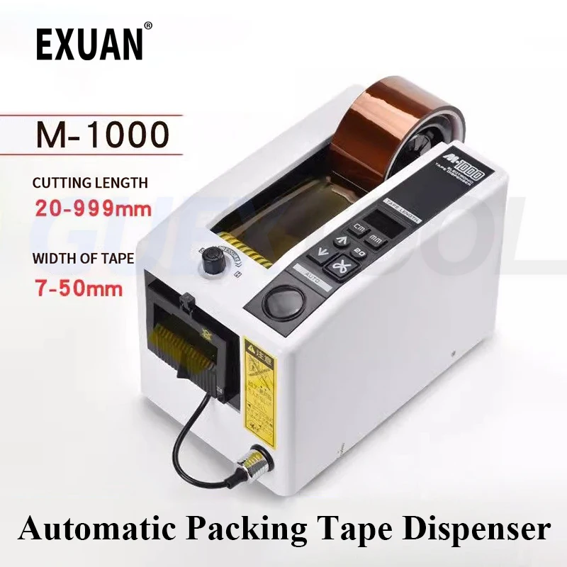 

Automatic Packing Tape Dispenser M-1000S Tape Adhesive Cutting Cutter Machine 220V Office Equipment Double Sided Tape Cutter