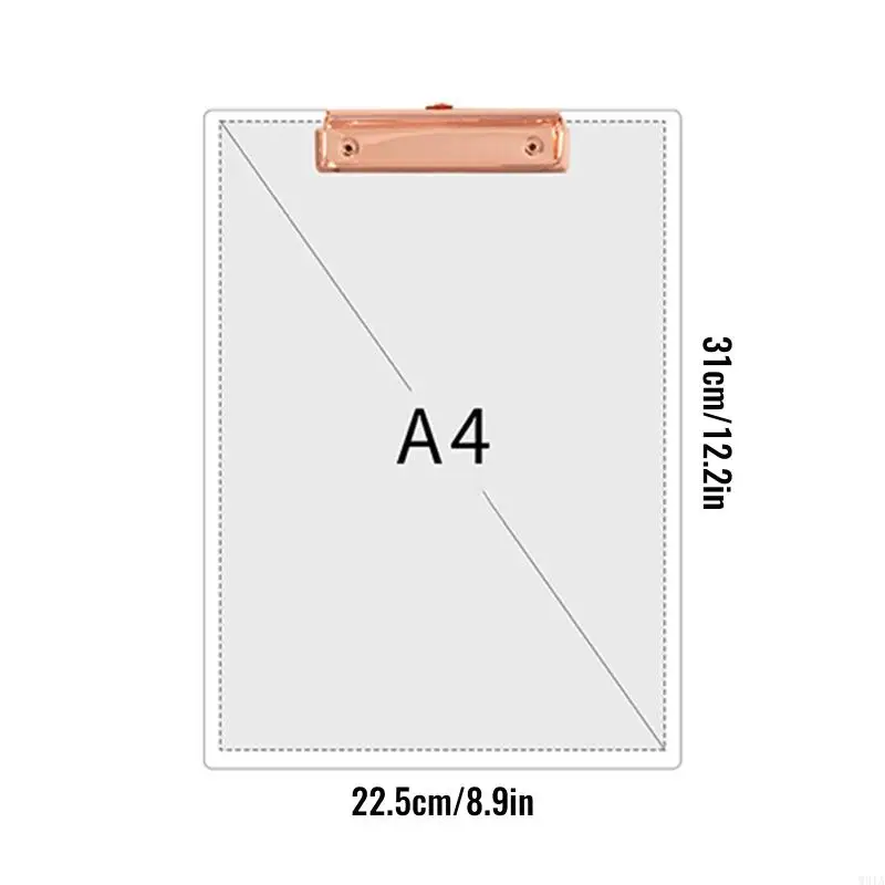W91A CLEAR ACRYLIC CLIPBOAR FILE FILE