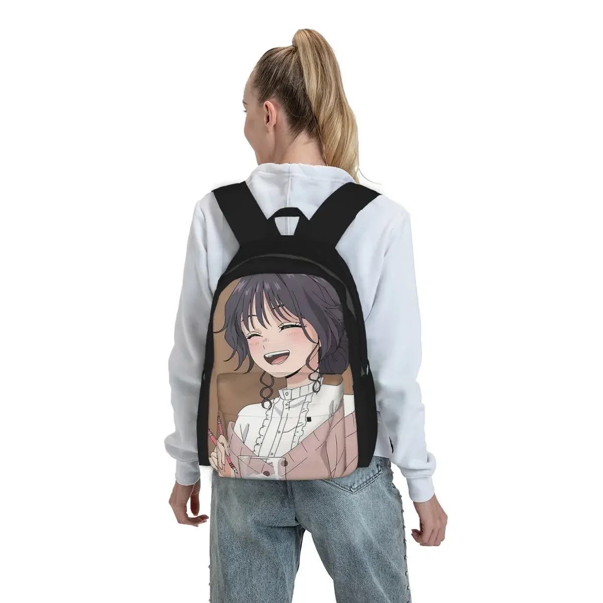 Sac à dos Anime « La fleur parfumée fleurit avec dignité », sac d'école pour étudiants, sac à dos pour enfants, sac à bandoulière pour ordinateur portable pour hommes et femmes