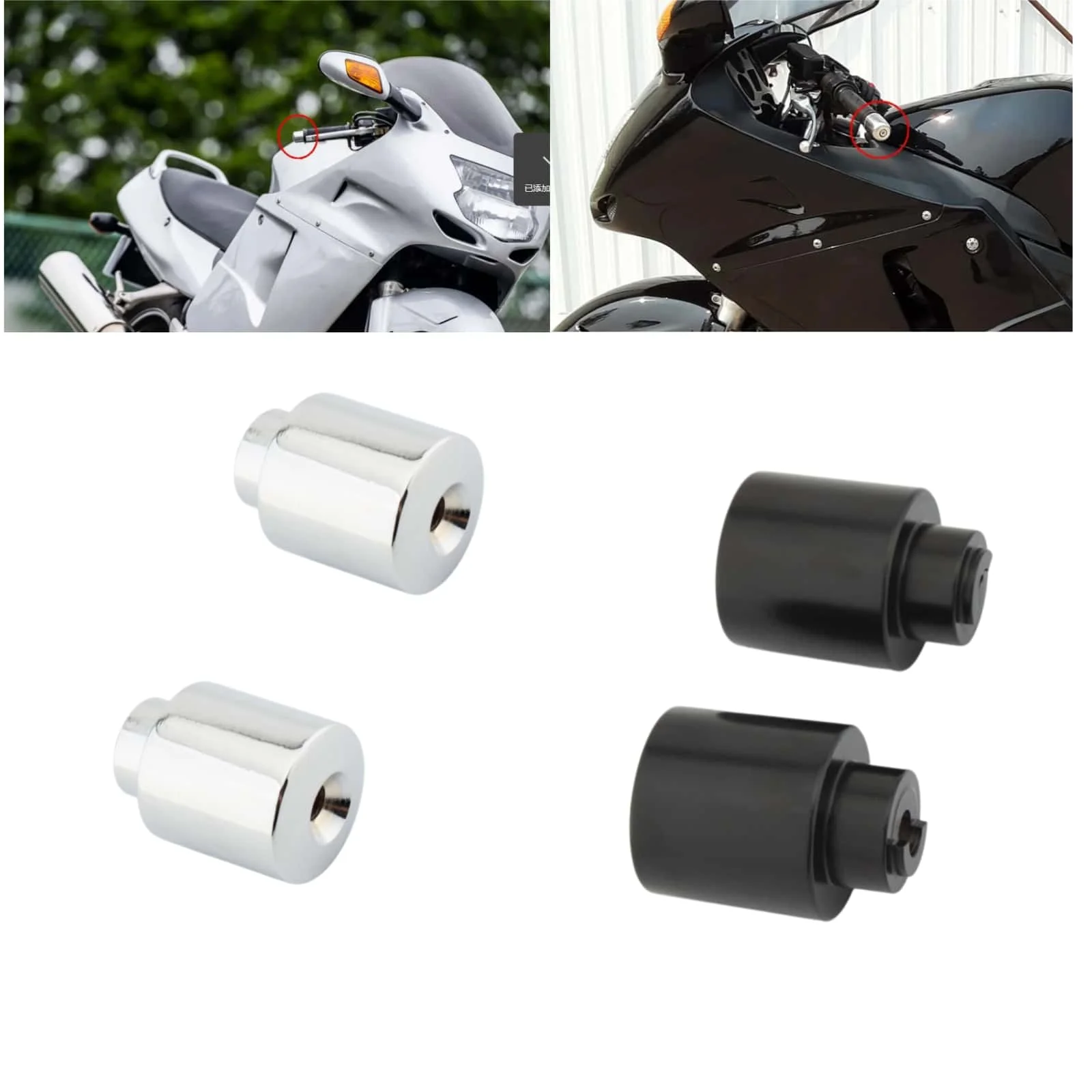 

Аксессуары для мотоциклов Honda: накладки на руль для Honda Fireblade CBR 600 900 929 954 1000 1100 RR F4i F4 Super Blackbird