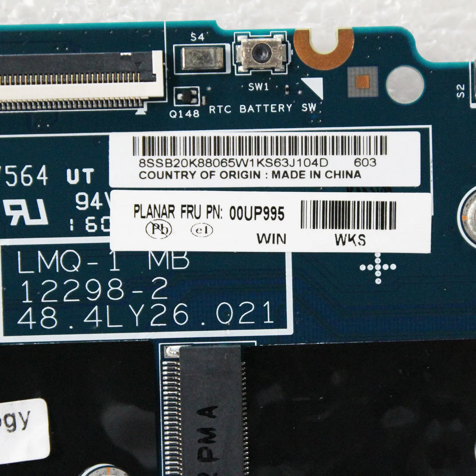 Imagem -02 - Lenovo-thinkpad x1 Carbon Laptop Motherboard 2nd Gen I74600u I5-4210u 8gb 00up983 00up995 00hn917 00hn921