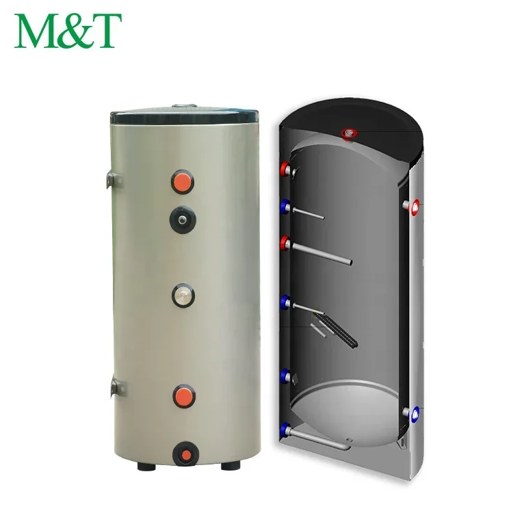 Freestanding Large Capacity 100L 200L 300L Water Hot Buffer Tank Storage Heat Pump Water Tank Warmtepomp Boiler