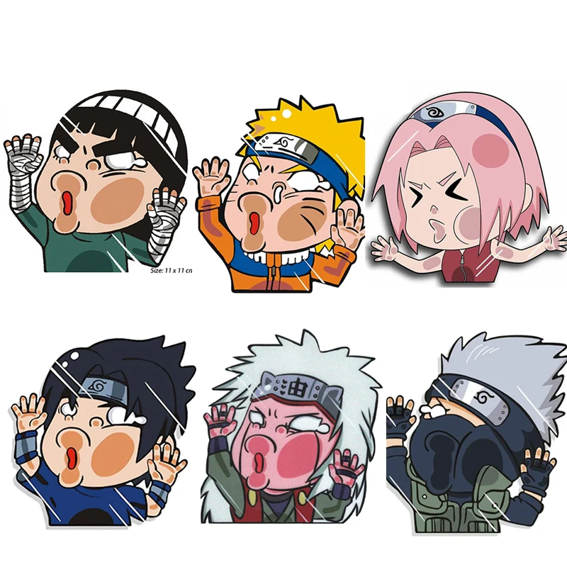 Ninja Decal Kakashi Sticker Jiraiya Haruno Sakura Inuzuka Tooth Uchiha Madara Car Windows Motorcycle Helmets Mug PVC