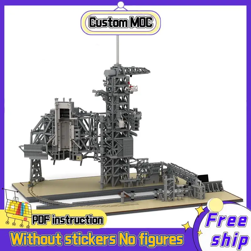 NEW 14772PCS Famous space Series MOC 1:110 scale Launch Complex 39 model DIY creative ideas Toy Assembly Puzzle Birthday Gift