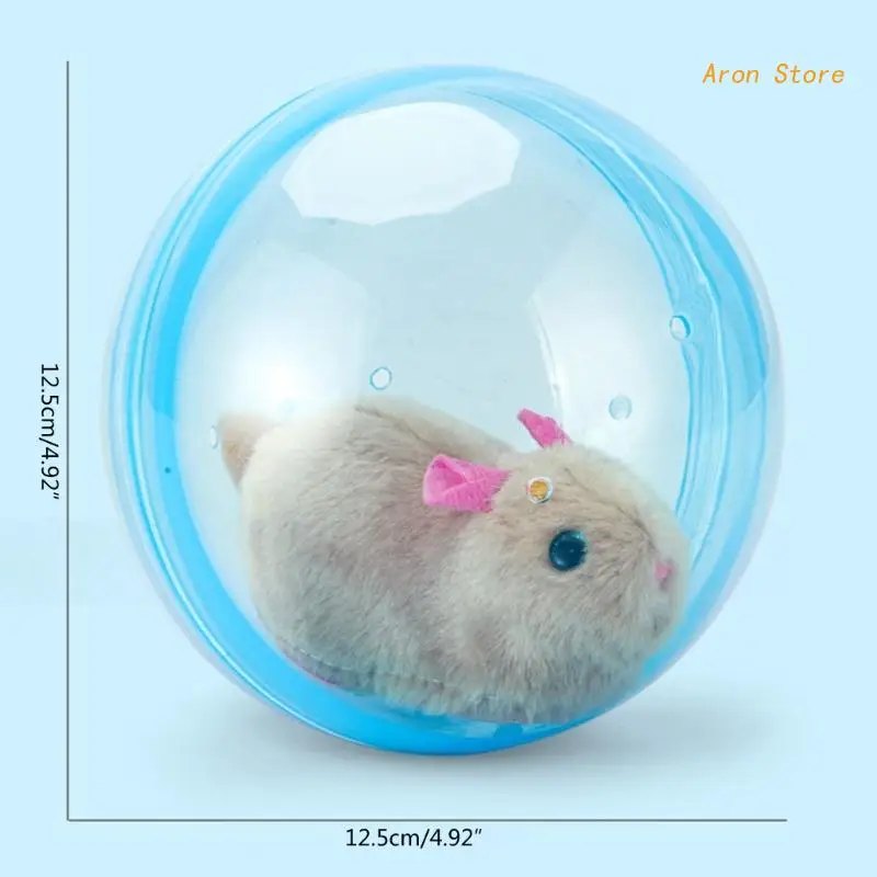 Unique Electric Hamster Rabbit Animal Running Rolling Balls Kids Educational Toy for Children Dog Bunny Gifts H3CF