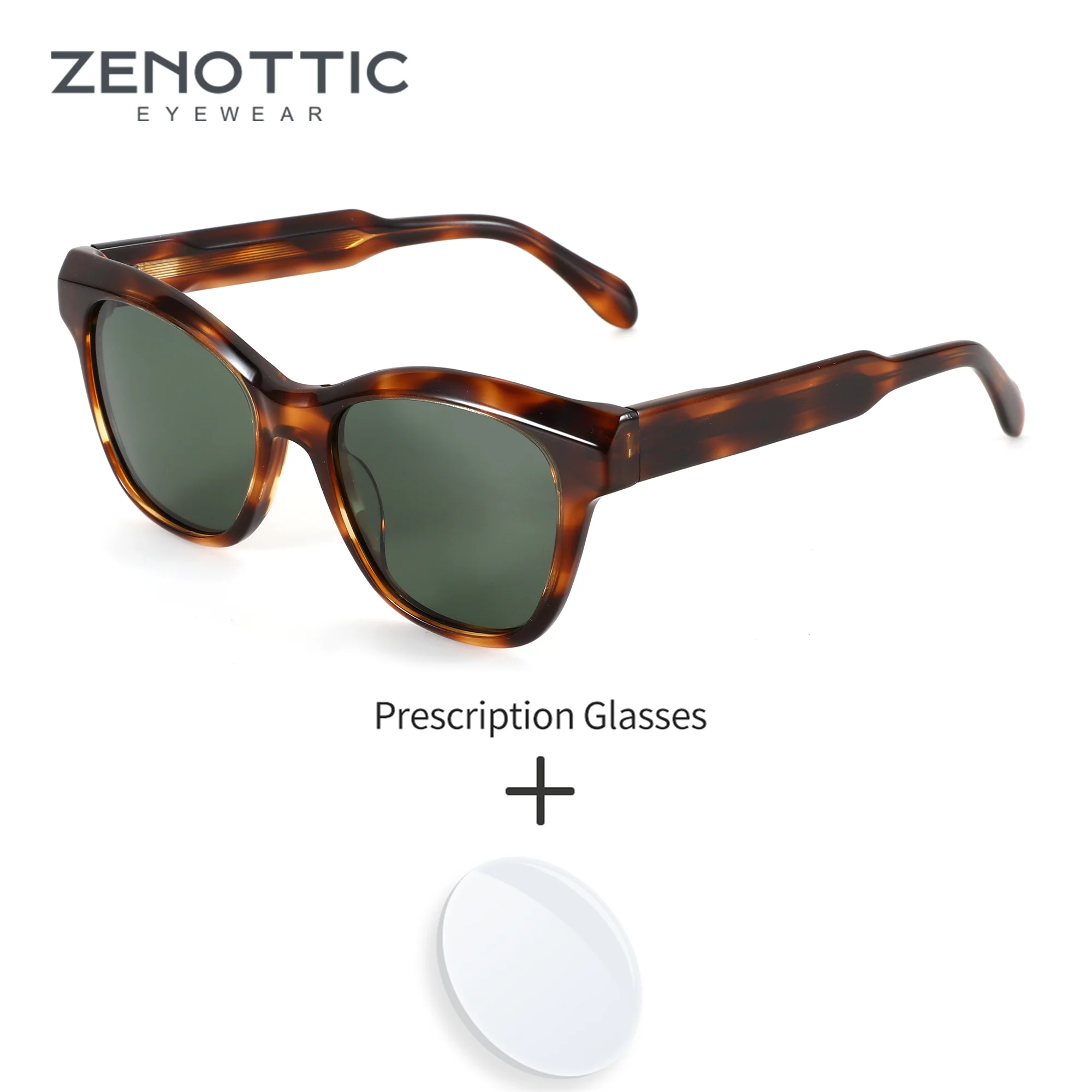 

ZENOTTIC XS Size Handmade Acetate Butterfly UV400 Polarized Prescription Sunglasses For Women Photochromic Optical Sun Glasses