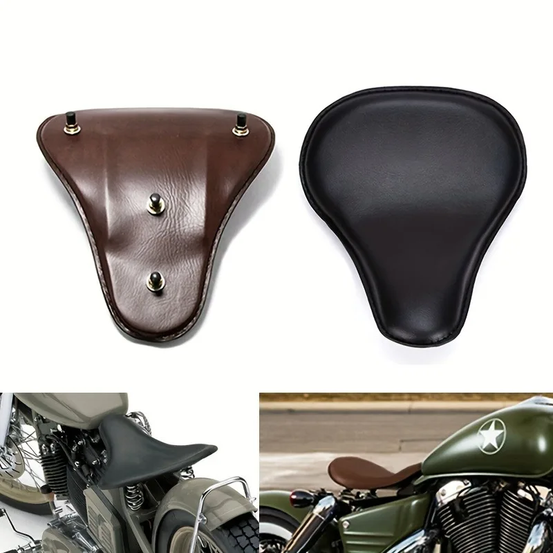 

Single - layer PU Leather Seat Cover, Front Rider Saddlebag for Harley - Davidson Sportster XL 883, 1200, 48 Motorcycles