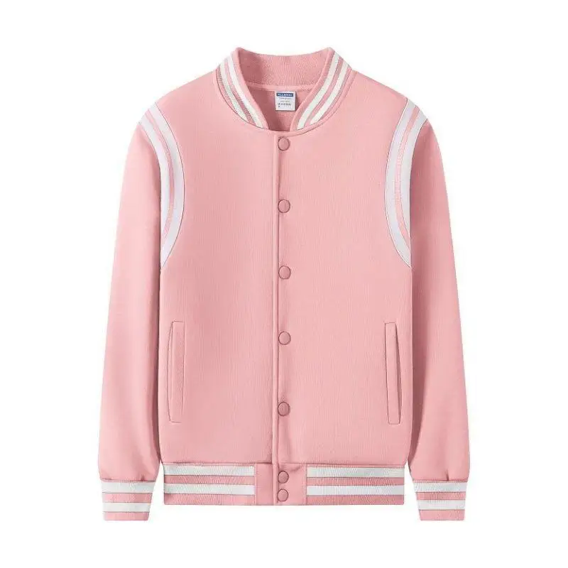 Varsity Jackets Girls Boys New Autumn Quality Patchwork Color Button Women Men Team Baseball Jacket Sports Coat Custom