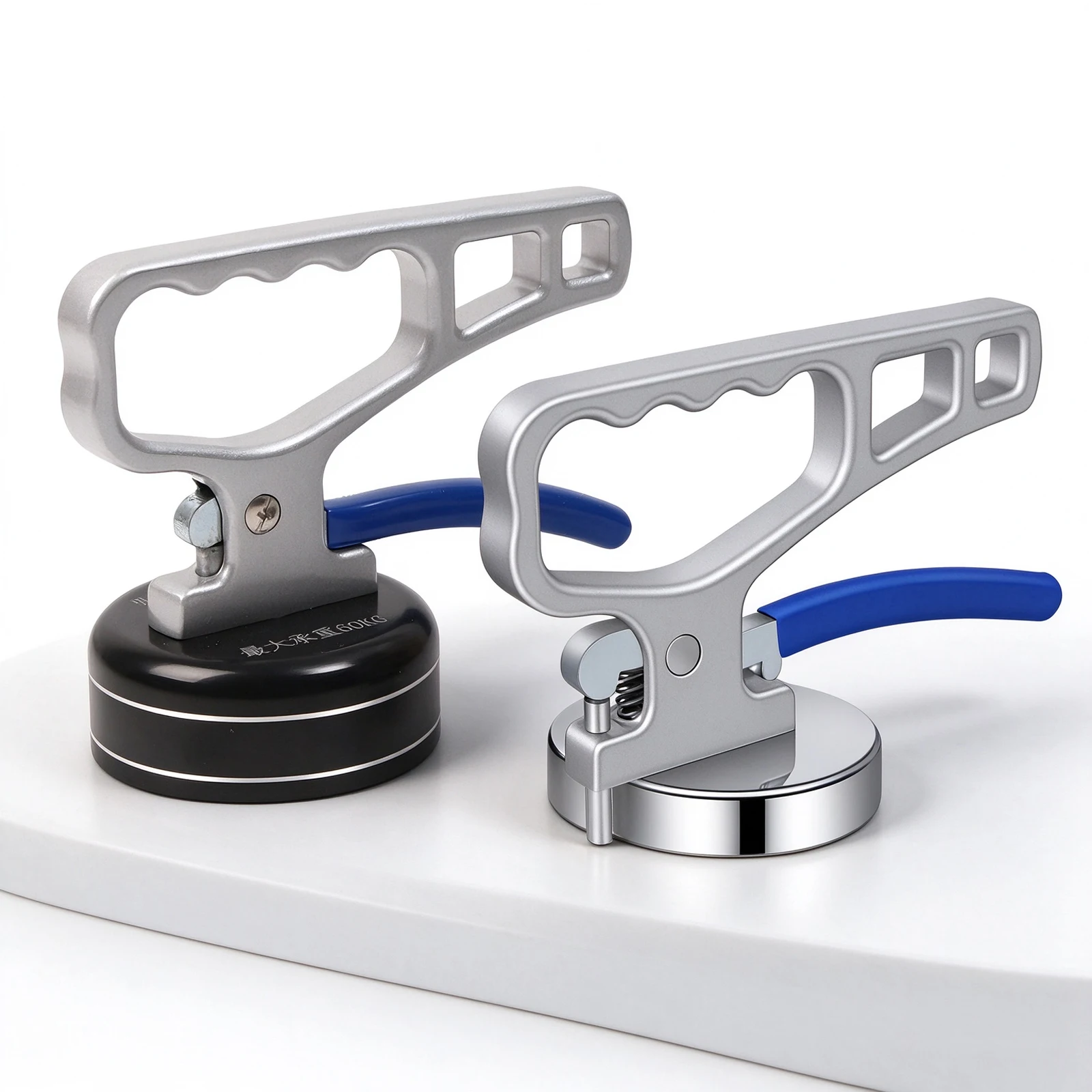 Portable Magnetic Lifting Magnet With Release Handle Heavy Duty Metal Sheet Handling Suction Cup Lifter for Workshop Hand Tools