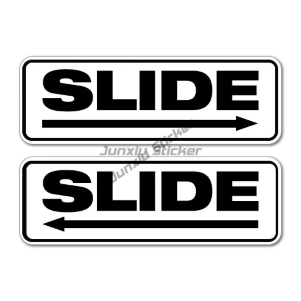 

Slide Arrow Door Sign Sticker Decal Shopfront Trading Camper Windows Windshield Luggage Creative Scratch-proof Sticker