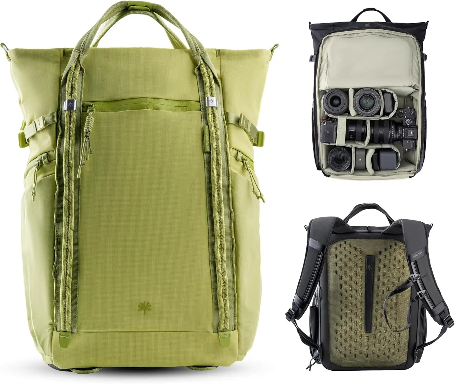PGYTECH OneGo Roamer Camera Rugzak 18L, Waterbestendige Casual Tote Rugzak met Dubbele Draagmogelijkheid, Geschikt voor DSLR/Mirrorless Camera's