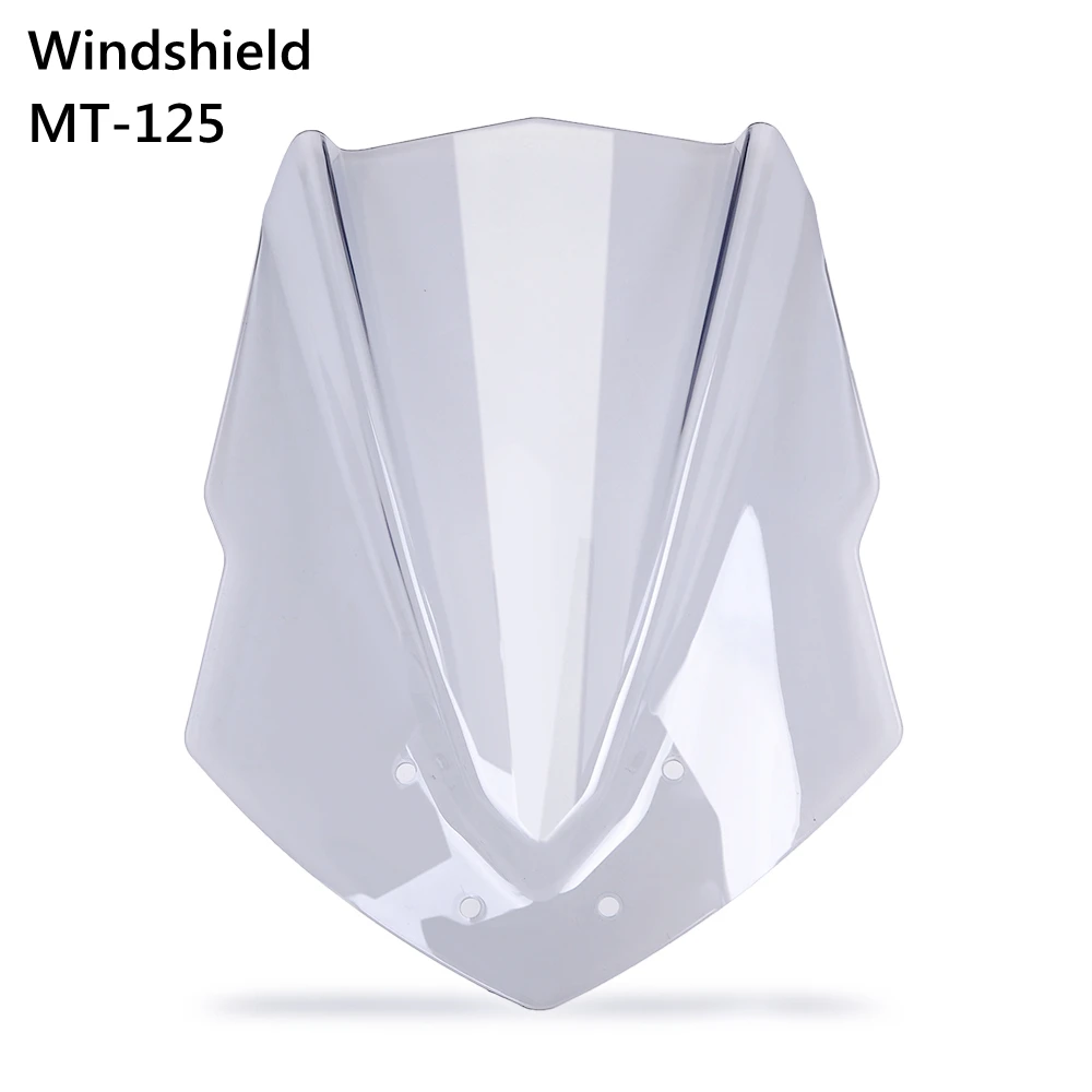 

Motorcycle MT 125 Windscreen Windshield For Yamaha MT-125 MT125 2015- 2019 2018 Front Flyscreen Wind Deflector Screen Accessorie