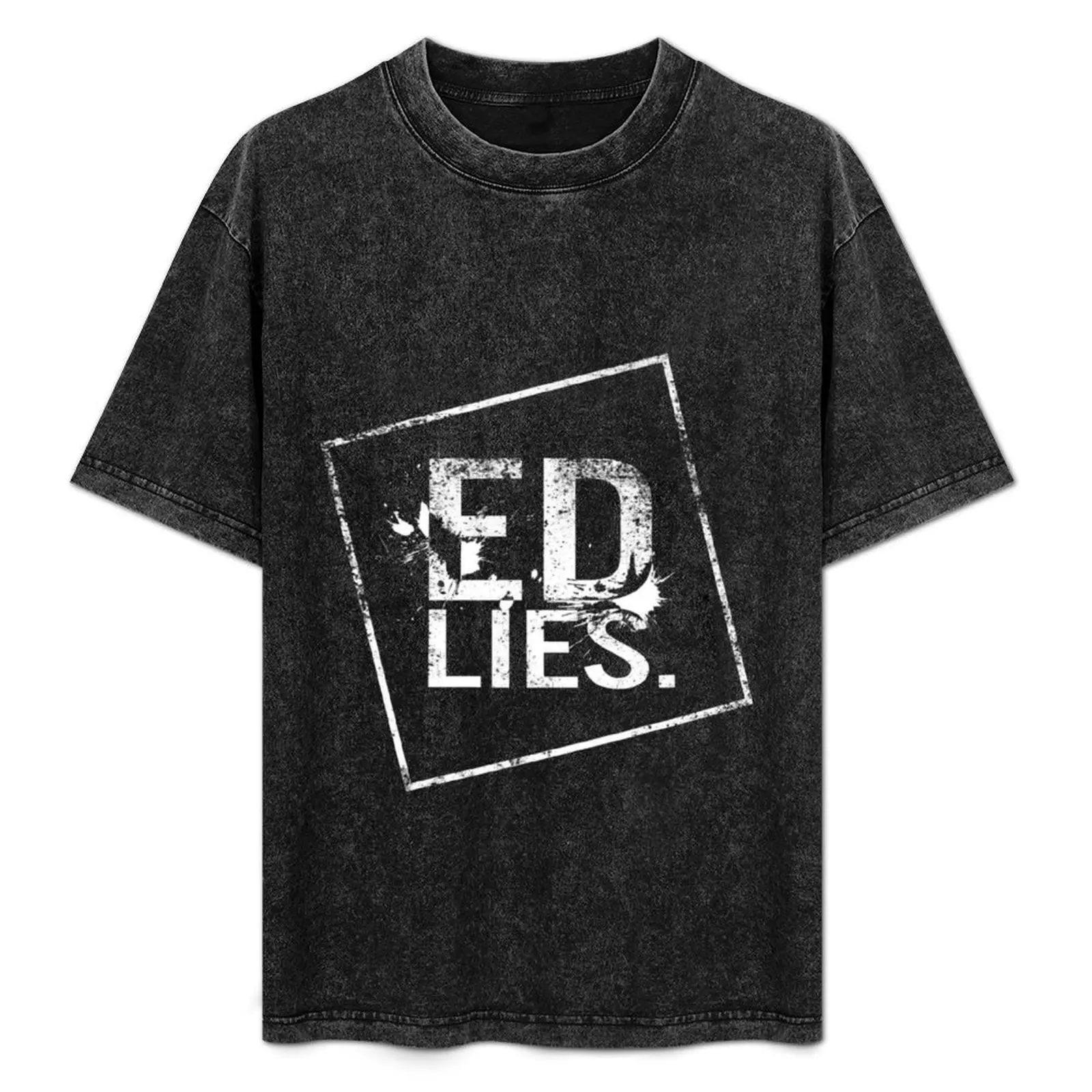 Eating Disorder Recovery ED Lies Purple Ribbon T-Shirt Blouse hippie clothes tees plus size tops workout shirts for men