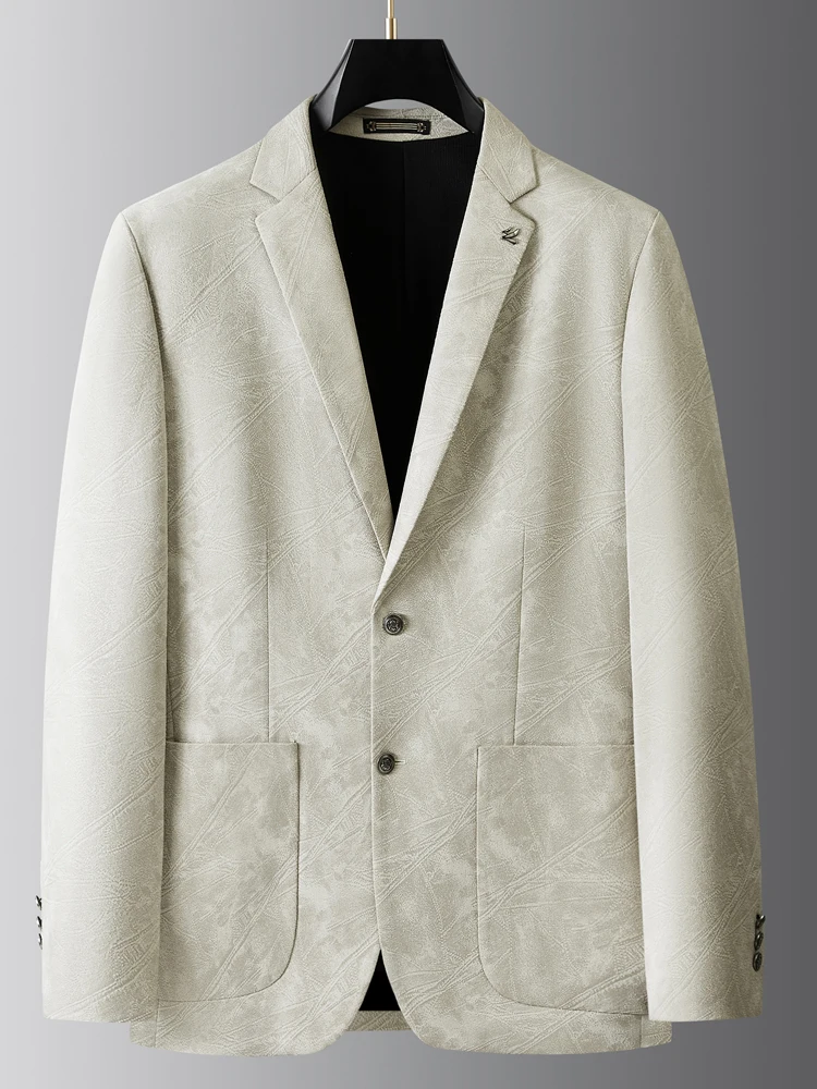 

Мужской осенне-зимний смокинг свободного кроя больших размеров: модный, оверсайз, с длинными рукавами, для делового и повседневного стиля