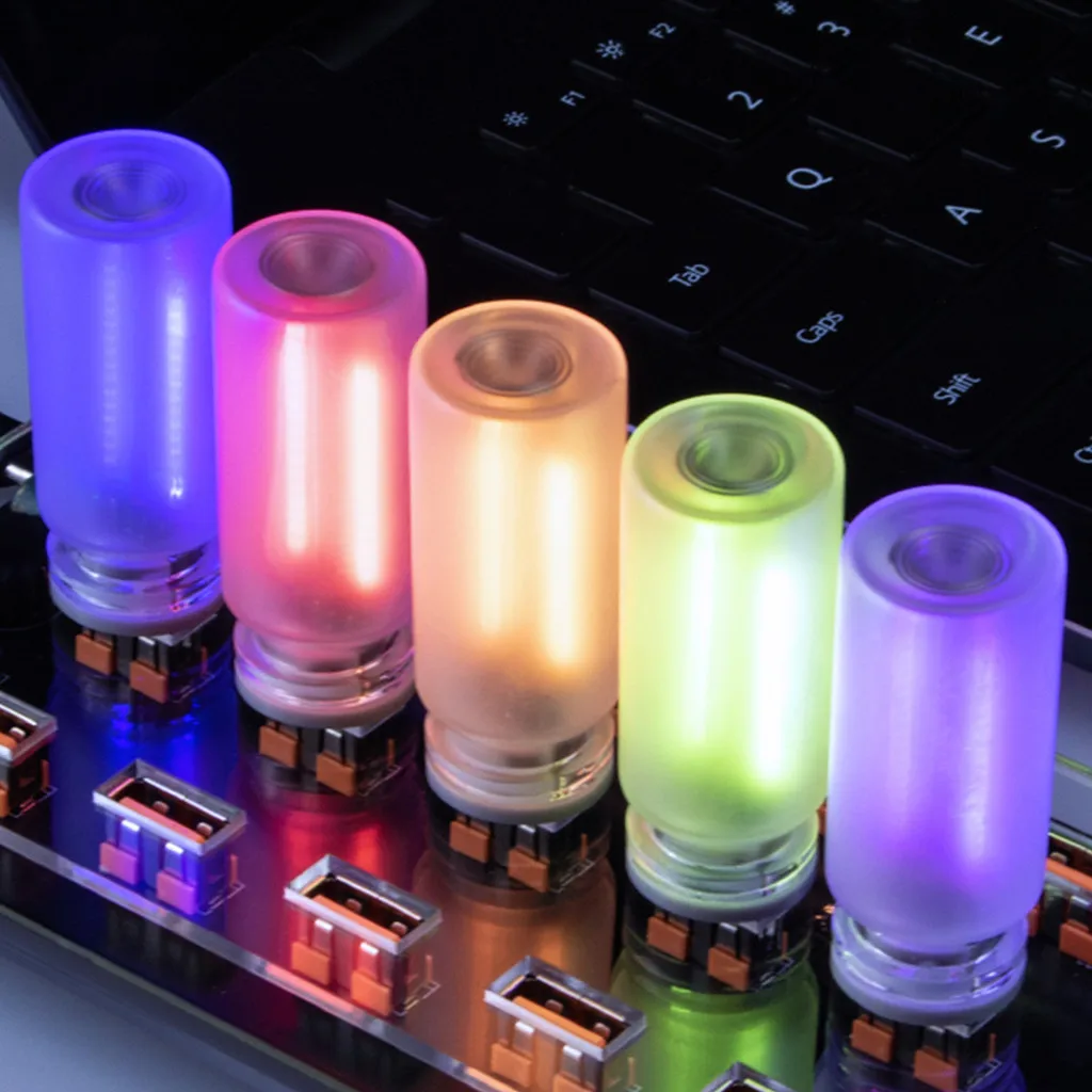 

Прозрачная матовая стеклянная лампа-бутылка, миниатюрный светильник с сенсорным управлением и регулировкой яркости, интерьерная атмосферная подсветка