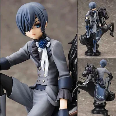 18cm Toys Hobbies Sebastian Michaelis Ciel Phantomhive 1/8 Scale Pre-Painted Figure Doll PVC Model Toys Gifts for Fan Friends