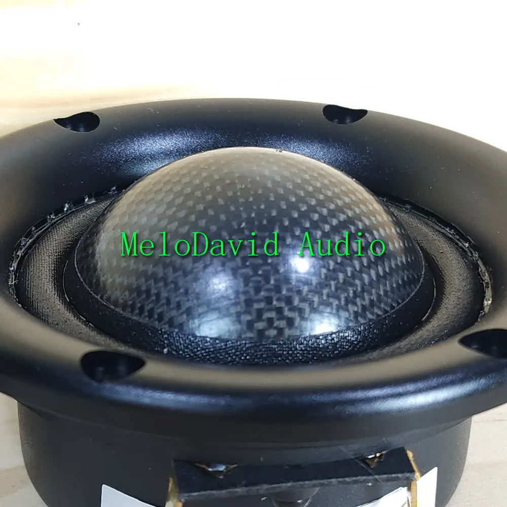 2 шт. MeloDavid Audio MR350S купольный динамик из углеродного волокна, чистый среднечастотный динамик