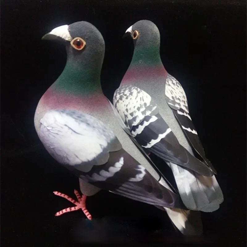 Big Size Simulation Foam Pigeon Model Fake Artificial Imitation Bird Animal Home Garden Ornament Miniature Decoration