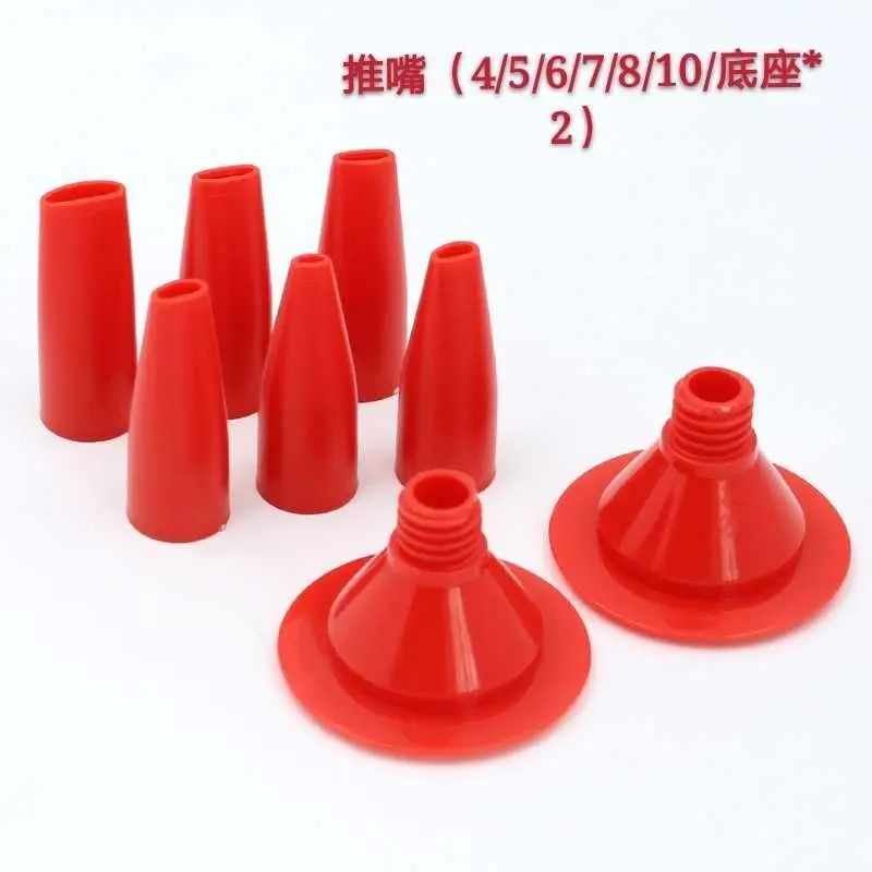 Multi Functional Push Nozzle Type Universal Soft Rubber Nozzle Glass Adhesive Nozzle Structural Adhesive for Door Window Gluing