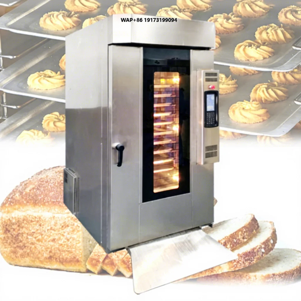 

China 4 5 10 Tray Toaster Bake Countertop Hot Air Bakery Electric Industrial Gas Convection Oven