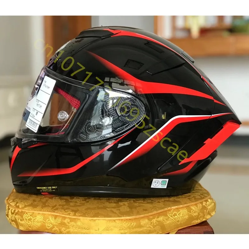 

Motorcycle Full-face Helmet X-14 Helmet X-SPIRIT III X-Fourteen Sports bicycle racing helmet Black Red H2,Capacete